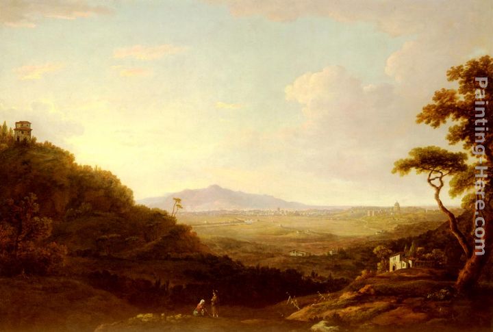 Rome From Monte Mario painting - William Marlow Rome From Monte Mario art painting